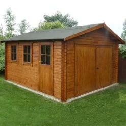 Shire 17x14 Bradenham Wooden Garage -Plant Garden World shire 17x14 bradenham wooden garage5019804425136 04i bq