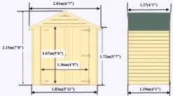 Shire 6x4 Ft Apex Overlap Shed With Floor -Plant Garden World shire 6x4 ft apex overlap shed with floor5019804465446 19bq