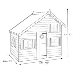 Shire 8x6 Loft Whitewood Pine Playhouse Assembly Service Included -Plant Garden World shire 8x6 loft whitewood pine playhouse assembly service included5019804111787 04t