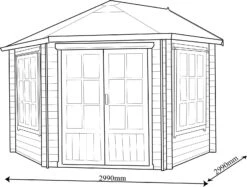 Shire Belvoir 10x10 Glass Apex Tongue & Groove Wooden Cabin - Base Not Included 19 Shire Belvoir 10x10 Glass Apex Tongue & Groove Wooden Cabin - Base Not Included -Plant Garden World shire belvoir 10x10 glass apex tongue groove wooden cabin base not included5019804252398 03t