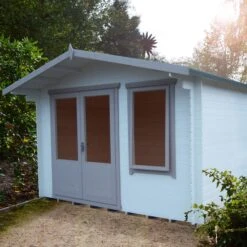 Shire Berryfield 11x10 Eco Glass Apex Tongue & Groove Wooden Cabin - Base Not Included -Plant Garden World shire berryfield 11x10 eco glass apex tongue groove wooden cabin base not included5019804112302 01i