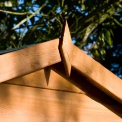 Shire Blenheim 10x8 Glass Bi-fold Door Apex Shiplap Wooden Summer House - Base Not Included -Plant Garden World shire blenheim 10x8 glass bi fold door apex shiplap wooden summer house base not included5019804225491 10i