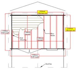 Shire Cannock 12x8 Glass Apex Tongue & Groove Wooden Cabin - Base Not Included -Plant Garden World shire cannock 12x8 glass apex tongue groove wooden cabin base not included5019804311293 02t