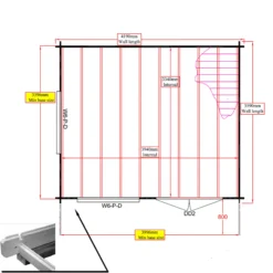 Shire Danbury 14x12 Toughened Glass Pent Tongue & Groove Wooden Cabin - Base Not Included -Plant Garden World shire danbury 14x12 toughened glass pent tongue groove wooden cabin base not included5019804412143 03t