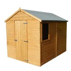 Shire Durham 8x6 Ft Apex Shiplap Wooden Shed With Floor (Base Included) - Assembly Service Included