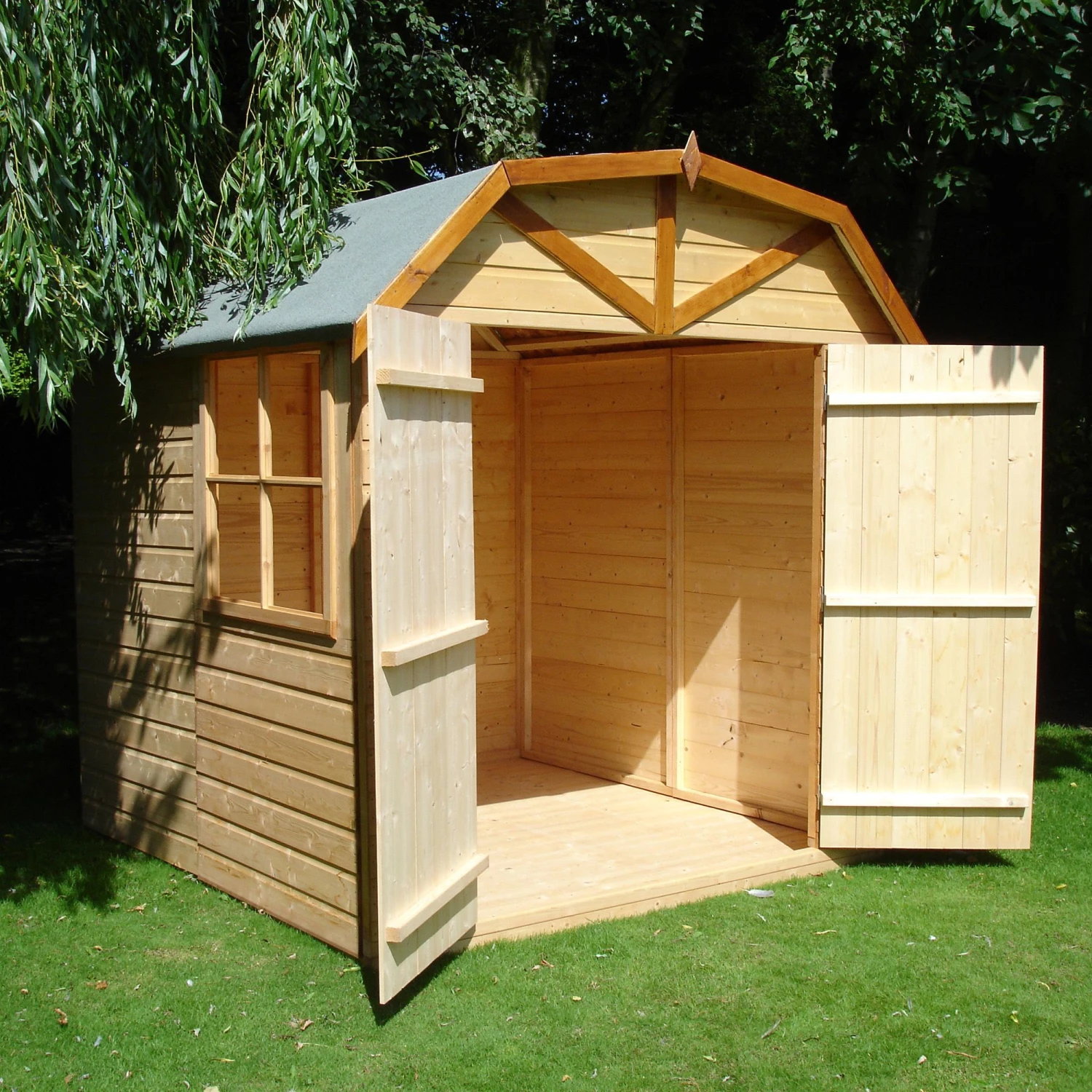 Shire Dutch 7x7 Ft Dutch Apex Shiplap Wooden Shed With Floor 1 Shire Dutch 7x7 Ft Dutch Apex Shiplap Wooden Shed With Floor