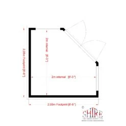 Shire Hampton 7x7 Toughened Glass Pent Shiplap Wooden Summer House - Base Not Included 10 Shire Hampton 7x7 Toughened Glass Pent Shiplap Wooden Summer House - Base Not Included -Plant Garden World shire hampton 7x7 toughened glass pent shiplap wooden summer house base not included5019804111121 02t