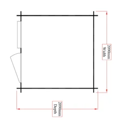 Shire Hartley 7x7 Eco Glass Apex Tongue & Groove Wooden Cabin - Base Not Included 20 Shire Hartley 7x7 Eco Glass Apex Tongue & Groove Wooden Cabin - Base Not Included -Plant Garden World shire hartley 7x7 eco glass apex tongue groove wooden cabin base not included5019804818198 02t