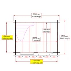 Shire Hartley 8x6 Glass Apex Tongue & Groove Wooden Cabin - Base Not Included -Plant Garden World shire hartley 8x6 glass apex tongue groove wooden cabin base not included5397007006407 01t bq