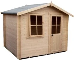 Shire Hartley 8x8 Apex Tongue & Groove Wooden Cabin - Assembly Service Included