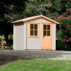 Shire Hartley 8x8 Apex Tongue & Groove Wooden Cabin (Base Included) -Plant Garden World shire hartley 8x8 apex tongue groove wooden cabin base included 5019804198856 03i bq