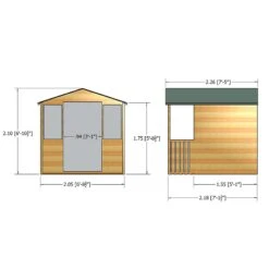 Shire Houghton 7x5 Glass Apex Shiplap Wooden Summer House - Base Not Included 5 Shire Houghton 7x5 Glass Apex Shiplap Wooden Summer House - Base Not Included -Plant Garden World shire houghton 7x5 glass apex shiplap wooden summer house base not included5019804118830 02t bq