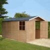Shire Jersey 13x7 Ft Apex Shiplap Wooden Shed With Floor