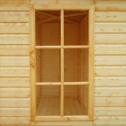 Shire Kensington 7x7 Toughened Glass Apex Shiplap Wooden Summer House - Base Not Included -Plant Garden World shire kensington 7x7 toughened glass apex shiplap wooden summer house base not included5019804111183 02i bq