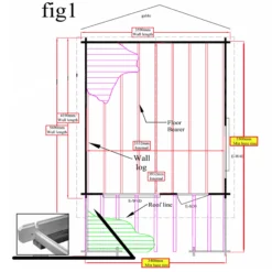 Shire Kinver 12x14 Ft Apex Tongue & Groove Wooden Cabin With Felt Tile Roof - Assembly Service Included -Plant Garden World shire kinver 12x14 ft apex tongue groove wooden cabin with felt tile roof assembly service included5019804111411 02t