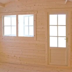 Shire Kinver 14x14 Glass Apex Tongue & Groove Wooden Cabin - Base Not Included -Plant Garden World shire kinver 14x14 glass apex tongue groove wooden cabin base not included5019804114191 38c