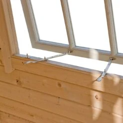 Shire Leygrove 14x10 Glass Apex Tongue & Groove Wooden Cabin - Base Not Included -Plant Garden World shire leygrove 14x10 glass apex tongue groove wooden cabin base not included5019804251483 37c