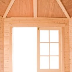 Shire Leygrove 14x10 Glass Apex Tongue & Groove Wooden Cabin - Base Not Included -Plant Garden World shire leygrove 14x10 glass apex tongue groove wooden cabin base not included5019804251483 39c