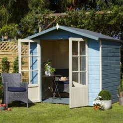 Shire Lumley 7x5 Glass Apex Shiplap Wooden Summer House - Base Not Included -Plant Garden World shire lumley 7x5 glass apex shiplap wooden summer house base not included5397007006377 02i bq
