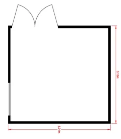 Shire Mammoth 10x10 Glass Apex Wooden Workshop - Base Not Included -Plant Garden World shire mammoth 10x10 glass apex wooden workshop base not included5019804103133 02t