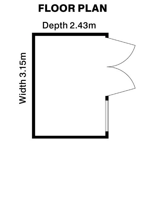 Shire Mammoth 10x7 Glass Apex Wooden Workshop - Base Not Included 3 Shire Mammoth 10x7 Glass Apex Wooden Workshop - Base Not Included - Image 3