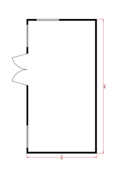 Shire Mammoth 24x12 Glass Apex Wooden Workshop - Base Not Included -Plant Garden World shire mammoth 24x12 glass apex wooden workshop base not included5019804243181 03t