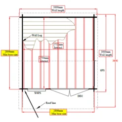 Shire Marlborough 10x10 Glass Apex Tongue & Groove Wooden Cabin - Base Not Included -Plant Garden World shire marlborough 10x10 glass apex tongue groove wooden cabin base not included5019804112333 02t