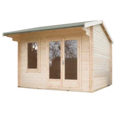 Shire Marlborough 10x14 Ft Apex Tongue & Groove Wooden Cabin With Felt Tile Roof - Assembly Service Included -Plant Garden World shire marlborough 10x14 ft apex tongue groove wooden cabin with felt tile roof assembly service included5019804112401 01c bq
