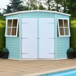 Shire Murrow 10x10 Ft Pent Shiplap Wooden Shed With Floor - Assembly Service Included -Plant Garden World shire murrow 10x10 ft pent shiplap wooden shed with floor assembly service included5019804010103 01i BQ