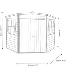 Shire Murrow 10x10 Ft Pent Shiplap Wooden Shed With Floor - Assembly Service Included -Plant Garden World shire murrow 10x10 ft pent shiplap wooden shed with floor assembly service included5019804010103 01t bq