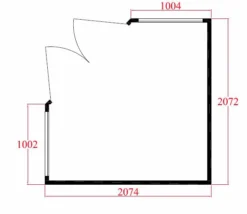 Shire Murrow 7x7 Ft Pent Shiplap Wooden 2 Door 2 Windows Shed With Floor - Assembly Service Included -Plant Garden World shire murrow 7x7 ft pent shiplap wooden 2 door 2 windows shed with floor assembly service included5019804773886 18bq