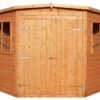 Shire Murrow 7x7 Ft Pent Shiplap Wooden 2 Door 2 Windows Shed With Floor