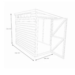 Shire Security Cabin 10x10 Ft Pent Shiplap Wooden Shed With Floor - Assembly Service Included -Plant Garden World shire security cabin 10x10 ft pent shiplap wooden shed with floor assembly service included5019804112234 04t