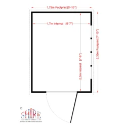 Shire Security Cabin 8x6 Ft Apex Shiplap Wooden 3 Windows Shed With Floor - Assembly Service Included -Plant Garden World shire security cabin 8x6 ft apex shiplap wooden 3 windows shed with floor assembly service included5019804112098 02t