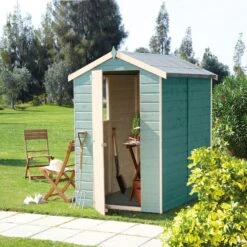 Shire Shetland 6x4 Ft Apex Shiplap Wooden Shed With Floor (Base Included) 13 Shire Shetland 6x4 Ft Apex Shiplap Wooden Shed With Floor (Base Included) -Plant Garden World shire shetland 6x4 ft apex shiplap wooden shed with floor base included 5019804869442 03i bq