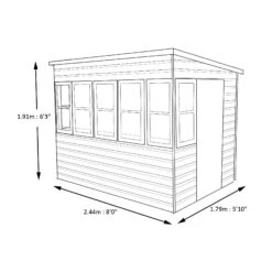 Shire Sun Pent 8x6 Ft Pent Shiplap Wooden 7 Windows Shed With Floor 18 Shire Sun Pent 8x6 Ft Pent Shiplap Wooden 7 Windows Shed With Floor -Plant Garden World shire sun pent 8x6 ft pent shiplap wooden 7 windows shed with floor5019804122004 02t