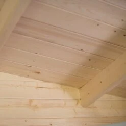 Shire Twyford 16x17 Ft Toughened Glass Apex Tongue & Groove Wooden Cabin With Felt Tile Roof -Plant Garden World shire twyford 16x17 ft toughened glass apex tongue groove wooden cabin with felt tile roof5019804111480 38c