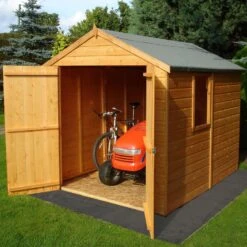 Shire Warwick 8x6 Ft Apex Shiplap Wooden Shed With Floor (Base Included) 13 Shire Warwick 8x6 Ft Apex Shiplap Wooden Shed With Floor (Base Included) -Plant Garden World shire warwick 8x6 ft apex shiplap wooden shed with floor base included 5019804789528 01i bq