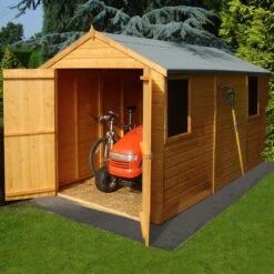 Shire Warwick 8x6 Ft Apex Shiplap Wooden Shed With Floor (Base Included) - Assembly Service Included -Plant Garden World shire warwick 8x6 ft apex shiplap wooden shed with floor base included assembly service included5019804456413 01i bq