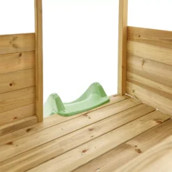 TP Toys 8x7 Tree Top Timber Tower Slide Playhouse Assembly Required -Plant Garden World tp toys 8x7 tree top timber tower slide playhouse assembly required5021854803543 06c bq