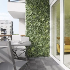 Vertical Square Artificial Plant Wall, (H)1m (W)1m -Plant Garden World vertical square artificial plant wall h 1m w 1m5059340671932 01i