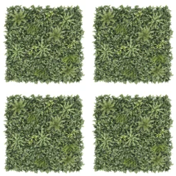 Vertical Square Artificial Plant Wall, (H)1m (W)1m -Plant Garden World vertical square artificial plant wall h 1m w 1m5059340671932 37c
