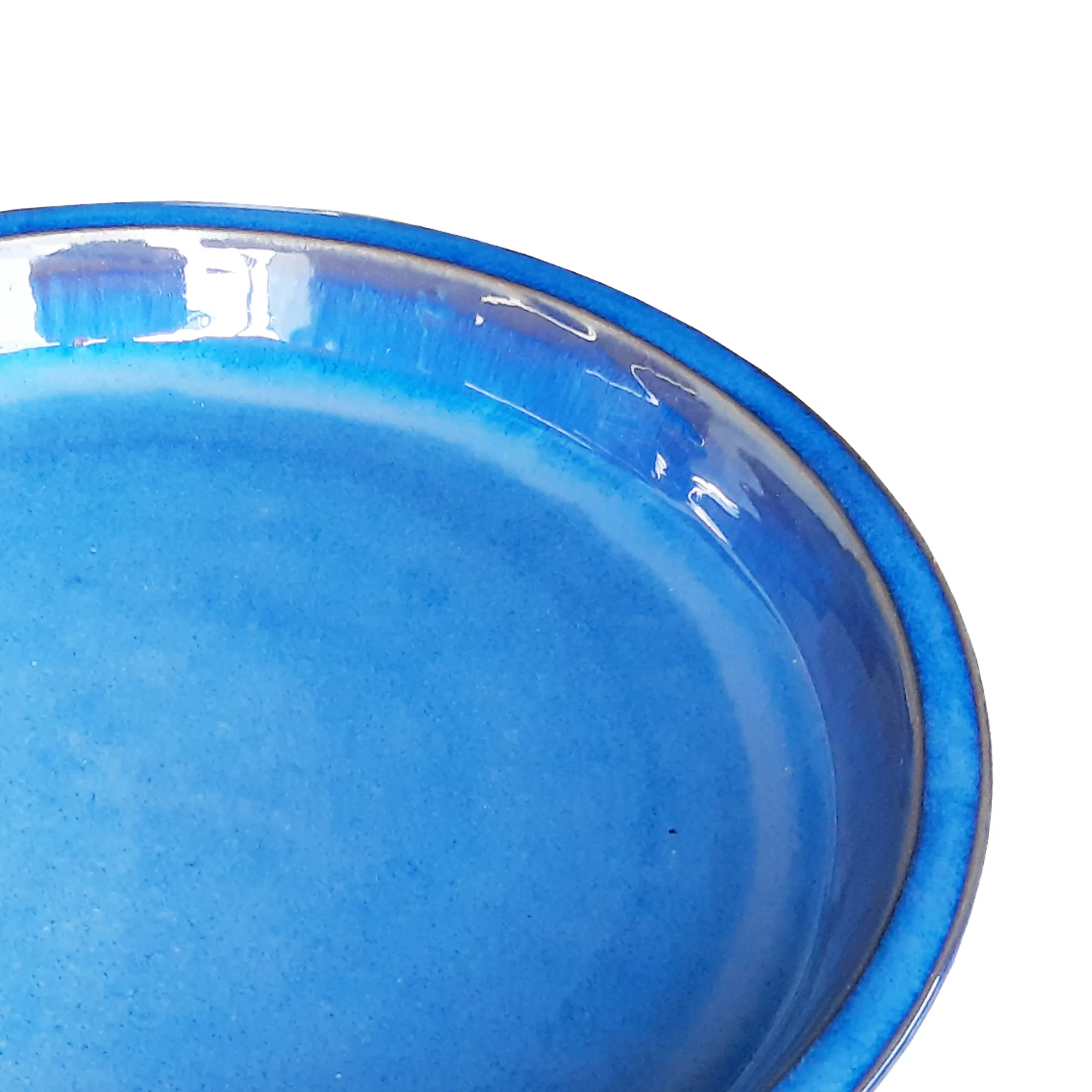 Verve Barcău Blue Pot Saucer (Dia)30cm 2 Verve Barcău Blue Pot Saucer (Dia)30cm - Image 2