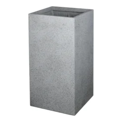 Verve Gray Square Planter (W) 31cm X (H) 80cm
