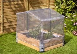 Verve Kitchen Garden Grey Polyphenylene Ether (PPE) & Steel Easy Access Grow Cover, (L)0.8m (W)0.6m -Plant Garden World verve kitchen garden grey polyphenylene ether ppe steel easy access grow cover l 0 8m w 0 6m3663602760245 03bq