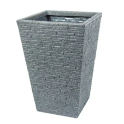 Verve Sinni Grey Square Planter